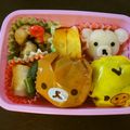 akimayu96's cooksnap of when they made ❤キャラ弁おかず【コリラックマ】作り方❤.