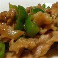 ☆のりす☆'s cooksnap of when they made 豚肉とピーマンの梅ダレ炒め.