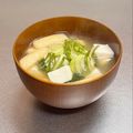 Etsu☆ko's cooksnap of when they made 豆腐と油揚げのみそ汁.