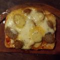 inLondon's cooksnap of when they made こんがり🥜のせ♪ウインナチーズトースト.
