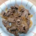 愛恵☆'s cooksnap of when they made 超簡単！シンプルおうち牛丼.