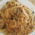 桜月❀咲良mommy's cooksnap of when they made ランチに♪ツナのカレーチーズパスタ｡+☆.