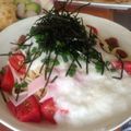 HIROG９９'s cooksnap of when they made つる～んと冷たい♪長芋と梅のスパゲティー.