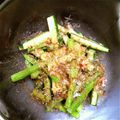 とーちゃ's cooksnap of when they made アスパラと胡瓜でもう一品！.