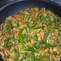 ぐりぐら日記's cooksnap of when they made 青椒肉絲？カレーケチャップ味.