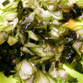 ayutaroo's cooksnap of when they made ★きゅうりとわかめの酢の物★.