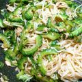 パンぱんち's cooksnap of when they made 5分で！ゴーヤ入りソーメンチャンプルー.