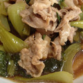 陸倫葵's cooksnap of when they made 豚バラ肉と青梗菜から出る水分の簡単煮物♪.