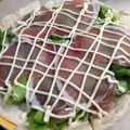 しんあけ's cooksnap of when they made サラダピザ(スカイラークガーデン風).