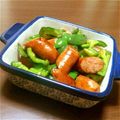 naccchang's cooksnap of when they made 我が家の朝食定番☆ウインナーピーマン炒め.