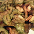 りらずきん's cooksnap of when they made クセになる！ゴーヤとナスのカレー炒め.