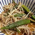 きつねてい's cooksnap of when they made オクラとひき肉のピリ辛炒め.