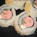 ゆりぼぉ's cooksnap of when they made 魚肉ソーセージとクリームチーズの巻き寿司.