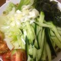 ぱるる0521's cooksnap of when they made 夏におすすめ！野菜たっぷりサラダうどん.