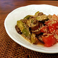 mika0606's cooksnap of when they made 茄子とオクラとトマトの生姜さっぱりマリネ.