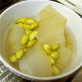 kimie's cooksnap of when they made 冬瓜と枝豆のトロっと煮　冷やしても美味♪.