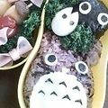 ✿Rieko✿'s cooksnap of when they made ウズラの小トトロ(キャラ弁).