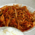 可成池輝's cooksnap of when they made もやしと豚こま肉のキムチ炒め.