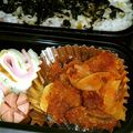 CHIEJO's cooksnap of when they made お弁当に。・＊・。とんかつケチャップ炒め.