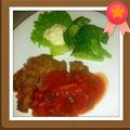kinacoxx's cooksnap of when they made 豚ヒレ♪カツレツ♪パプリカ＆トマトソース.