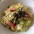クックエリー's cooksnap of when they made たらこキャベツ焼きそば.