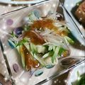 ＴＯＭＯＷＡＴ's cooksnap of when they made 焼きナスと千切り野菜のジュレポンがけ♪.