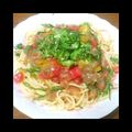 ひろふぇびる's cooksnap of when they made さっぱり♪夏野菜の冷製パスタ♪.