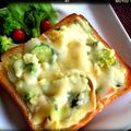 ＊ゆうこぽよよ＊'s cooksnap of when they made 朝食に♪簡単ポテサラ☆トースト.
