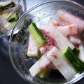 amochi's cooksnap of when they made 梅胡瓜と山芋だけ～★.