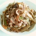 さやこと's cooksnap of when they made 豚バラ肉とささがきゴボウのピリ辛炒め.