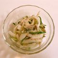 ooochan's cooksnap of when they made キュウリと玉ねぎとツナのサラダ.