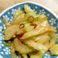 ｺーｼﾞ's cooksnap of when they made セロリのぴり辛きんぴら.