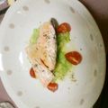 あーくん！！'s cooksnap of when they made 簡単、サーモンのポワレ　バジルソース.