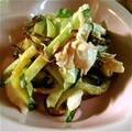 akichiwawa's cooksnap of when they made 鶏ささみと胡瓜の塩昆布マヨ和え.