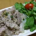 はりげったぁ～マン's cooksnap of when they made 夏はガッツリ＠豚肉の塩レモンバターソース.