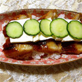 ma___111's cooksnap of when they made うなぎとクリームチーズの押し寿司★.