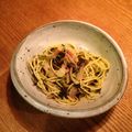 まきまきさるさる's cooksnap of when they made きのこたっぷり♪高菜とベーコンのパスタ。.