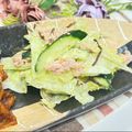 岡山県料理サークルちゃお〜's cooksnap of when they made 塩昆布とツナの無限レタスきゅうりサラダ🥗.