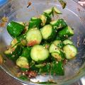 わにへび's cooksnap of when they made 蛇腹きゅうりの梅かつお和え.