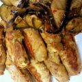 ゆうななはるはや's cooksnap of when they made 茄子と豚バラ＆豆腐巻きのキムチ炒め.
