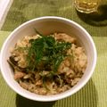 さぁ★たぁ★'s cooksnap of when they made 蒲焼さんま缶詰と茸のずぼら炊き込みご飯.