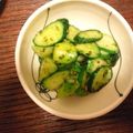 ひろひなり's cooksnap of when they made お茶漬けdeきゅうりの漬け物.