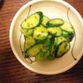 ひろひなり's cooksnap of when they made お茶漬けdeきゅうりの漬け物.