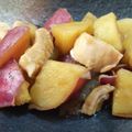 まふ太郎's cooksnap of when they made さつま芋と鶏肉の甘辛煮.