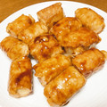 vabochan's cooksnap of when they made 簡単♪巻いて焼くだけ✿生揚げの豚肉巻き✿.