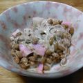 単！！'s cooksnap of when they made ～納豆の食べ方②～かまぼこ入り.