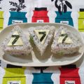 kururin18's cooksnap of when they made キャラ弁〜スロットおにぎり♪.