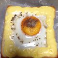 mooopp's cooksnap of when they made パズーの焼きたてエッグトースト.