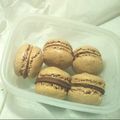 りあtanaka's cooksnap of when they made 簡単♡チョコレートマカロン♡.