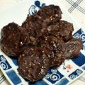 かまちぃ's cooksnap of when they made お弁当のおかず♪まぐろのハンバーグ.